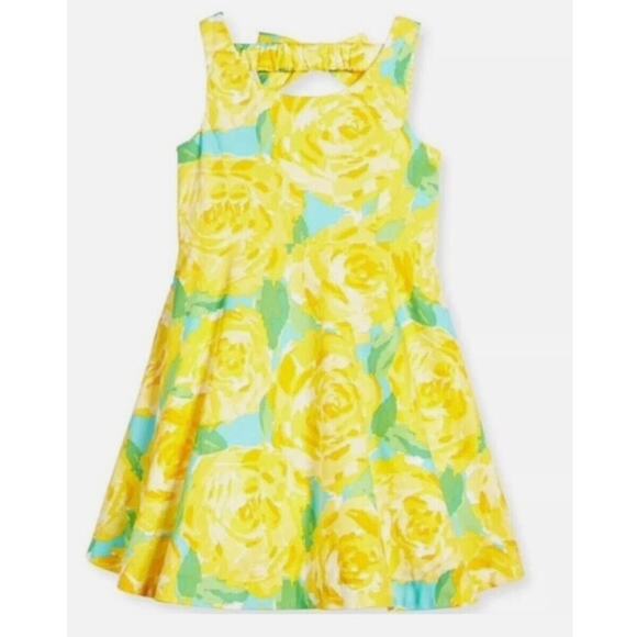 Lilly Pulitzer Kids Kaya First Impressions Sun Glow Yellow Dress - Picture 2 of 7